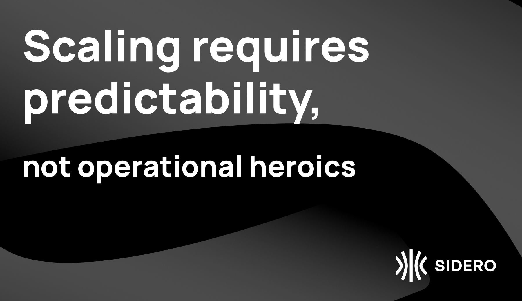 Scaling Kubernetes requires predictability, not operational heroics